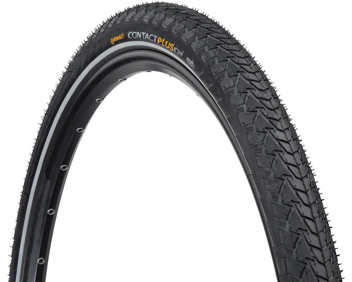 Continental Contact Plus City Tire (Black/Reflex) (700c) (42mm) (Wire) (SafetyPlus Breaker) (E50) - view 3